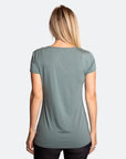 Relove ** Breastfeeding T-Shirt - Bamboo Workout Tee Sage