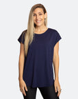 Relove ** Breastfeeding Top - Luxe Tee Tui Blue