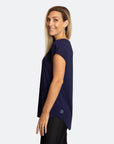 Relove ** Breastfeeding Top - Luxe Tee Tui Blue