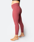 Relove ** Power FIT - High Waisted Tights 7/8 Rouge