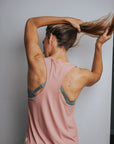 Relove ** Ribbed Racerback Nursing Tank - Hustle Tank Blush