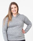 Relove ** Breastfeeding Hoodie - All Day Hooded Top Grey