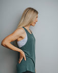 Relove ** Breastfeeding Tank - Twist Back Juniper