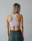 Relove ** Breastfeeding Sports Bra - Zahara Crop Lilac Meadows